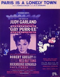 Paris Is A Lonely Town - Song Featuring Judy Garland and Robert Goulet