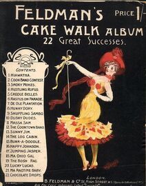 Feldman's Cake Walk Album - 22 Great Successes - For Piano Solo