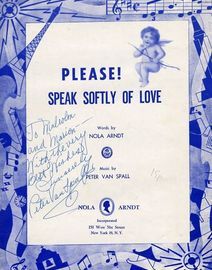 Please! Speak Softly of Love - Song in key of G major