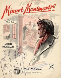 Minuet Montmartre - Piano Solo