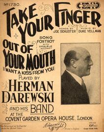 Take your finger out of your mouth (I want a kiss from you) - Featuring Herman Darewski
