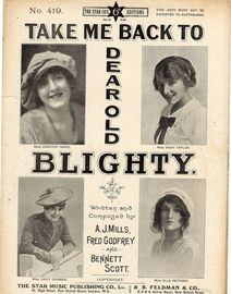Take me back to dear old Blighty - Dorothy Ward, Daisy Taylor, Daisy Dormer & Ella Retford