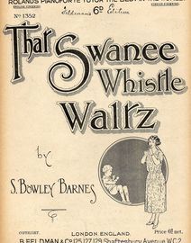 That Swanee Whistle Waltz - Feldmans 6d edition No. 1352 - For Piano Solo