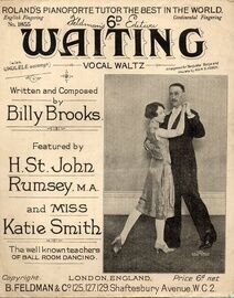 Waiting - Vocal Waltz - Featuring H. St. John Rumsey, M. A. and Miss Katie Smith