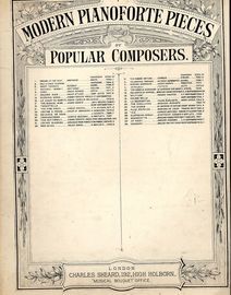 Reverie de Zora - Modern Pianoforte Pieces by Popular composers  Series No. 25 - Musical Boquuet No. 7386 & 7387