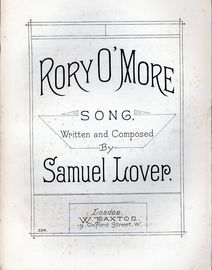 Rory O'More - Song - Paxton & Co edition No. 534