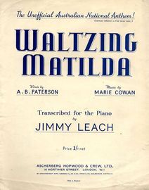 Waltzing Matilda - The Unofficial Australian National Anthem! - Transcribed for the Piano