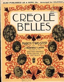 Creole Belles - March two step - For Piano Solo