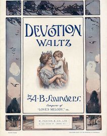 Devotion Waltz - Piano Solo including the Complete Violin, Cornet and Bass Parts