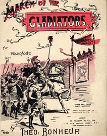 March of the Gladiators - For the Pianoforte - Paxton edition Np. 1059