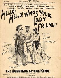 Copy of Hello Hello Whos Your Lady Friend - As performed by Harry Fragson