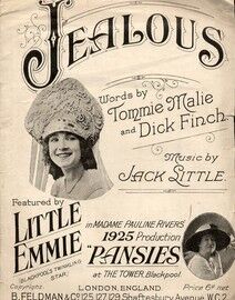 Jealous - Song Featuring Little Emmie and Madame Pauline Rivers in the 1925 production of "Pansies" at the Tower, Blackpool