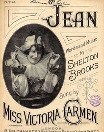 Jean - Feldmans 6d Edition No. 1174 - As sung by Miss Victoria Carmen