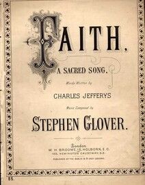 Faith - A Sacred Song - Songs of the Christian Graces No. 1
