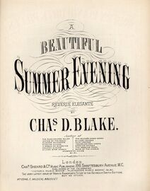 A Beautiful Summer Evening - Reverie Elegante for Piano