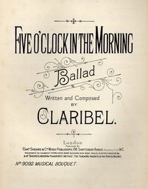 Five O'Clock in the Morning - Ballad - Musical Bouquet No. 9092