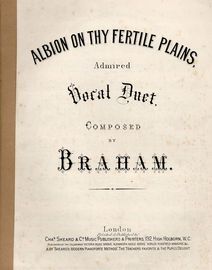 Albion on thy Fertile Plains - Vocal Duet - Musical Bouquet No. 3480/3481