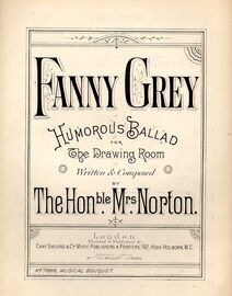 Fanny Grey - Humorous Ballad for The Drawing Room