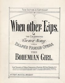 When Other Lips - Celebrated Tenor Song from The Bohemian Girl