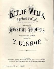 Kittie Wells - Admired Ballad - Musical Bouquet No. 5508