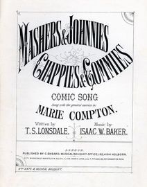 Mashers & Johnnies, Chappies & Gommies - Comic Song - Musical Bouquet No. 6973 & 6974