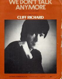 We Don't Talk Anymore - Cliff Richard