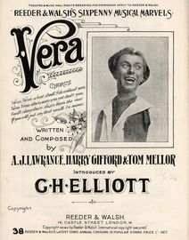 Vera (A Hammock Serenade) - As introduced by G. H. Elliott -  Reeder & Walsh's Sixpenny Musical Marvels Edition No. 38