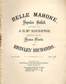 Belle Mahone - Popular Ballad - Arranged for Pianoforte