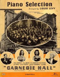 Carnegie Hall - Piano Selection from the Film produced by Boris Morros and William Le Baron