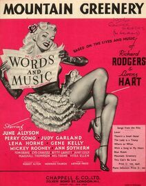 Mountain Greenery - Song from "Words and Music" - Based on the Lives and Music of Richard Rodgers and Lorenz Hart