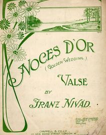 Noces D'Or (Golden Wedding) - Valse - For Piano Solo