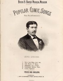Popular Comic Songs - Baths Musical Museum Book 8 - Words, Music and Accompaniments