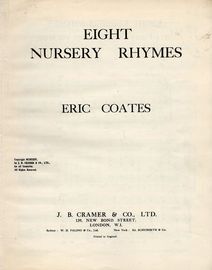 Eight Nursery Rhymes - For Piano and Voice