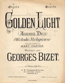 Golden Light (Agnus Dei) - Song in the key of F major for Higher Voice