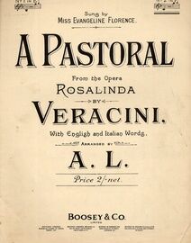 A Pastoral - Song from the Opera "Rosalinda" - For High Voice in the Key of F