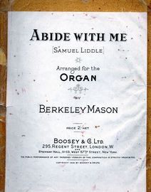 Abide with Me - Arranged for Organ
