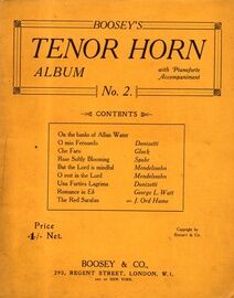 Boosey's Tenor Horn Album No. 2 - With Pianoforte Accompaniment