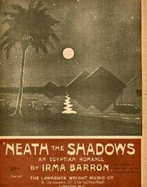 'Neath the Shadows - An Egyptian Romance - Piano solo