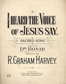 I Heard the Voice of Jesus Say - Sacred Song