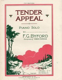 Tender Appeal - Piano Solo - 7th Edition