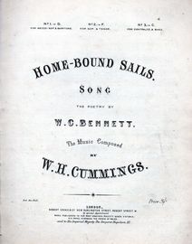 Home Bound Sails - Song in the key of F major for Soprano and Tenor voice