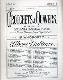 Pasquinade for Pianoforte Solo - Crotchets & Quavers Series of Popular & Classical Pieces No. 26