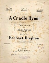 A Cradle Hymn - In the Key of D Major for High Voice