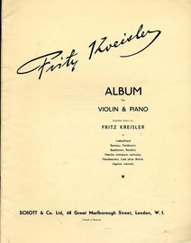 Album for Violin and Piano - Simplified Edition - Edition Schott No. 1600