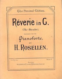 Reverie in G (The Rivulet) - Op. 31 -  For Pianoforte - The Percival Edition