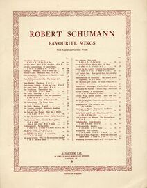 Schumann - The Poets Love