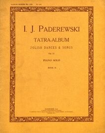 Tatra Album (Book 2) - Polish Dances & Songs (Op. 12) - Piano Solos