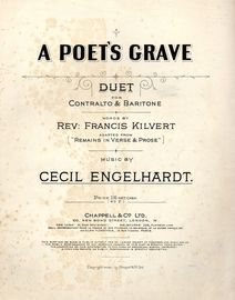 A poets Grave - Vocal Duet for Contralto & Baritone