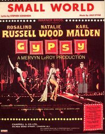 Copy of Copy of Small World - From the Warner Bros. presentation "Gypsy" starring Rosalind Russell, Natalie Wood and Karl Malden - Song for Piano and Voice with Ukule
