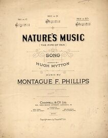 Nature's Music (The Pipe of Pan) - Song in the Key of E Flat Major for High Voice